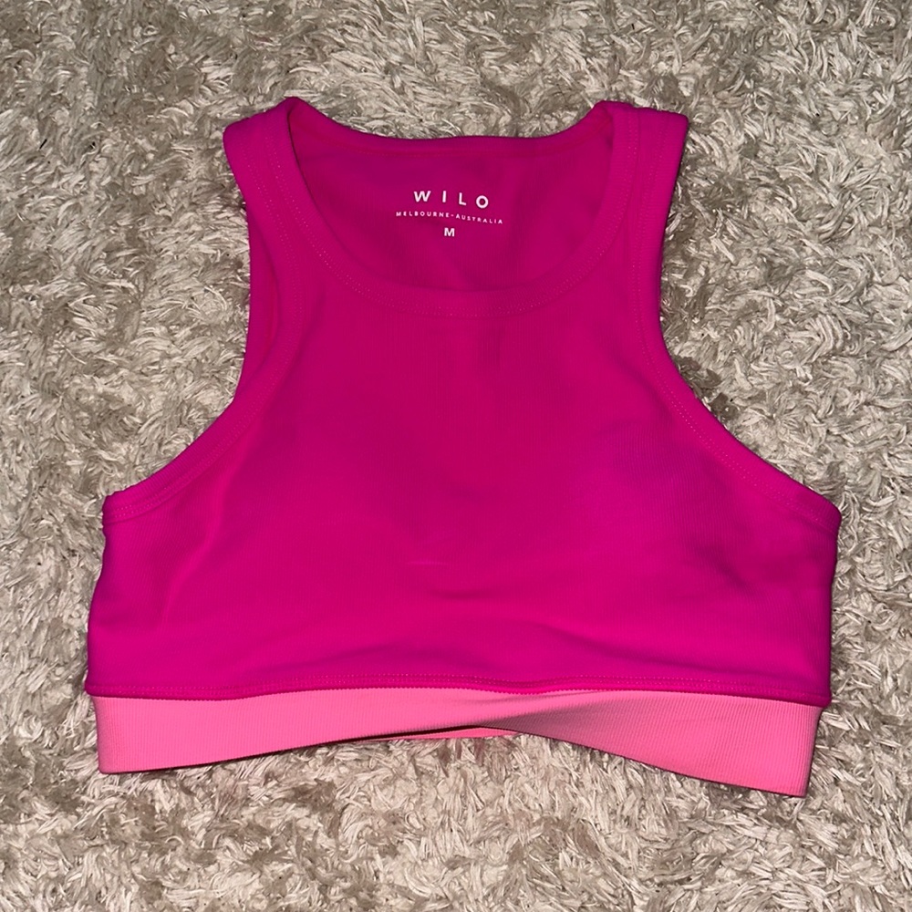 HOT PINK SPORTS BRA
